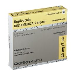 Bupivacain DELTAMEDICA 5 mg/ml