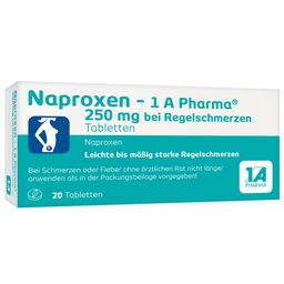 Naproxen - 1 A Pharma® 250 mg bei Regelschmerzen