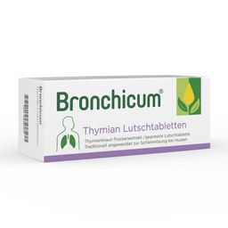 Bronchicum Thymian Lutschtabletten - Schleimlösung bei Erkältungshusten und akuter Bronchitis