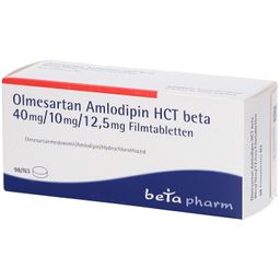 Olmesartan Amlodipin HCT beta 40 mg/10 mg/12,5 mg