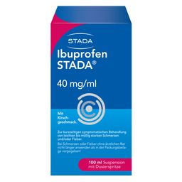 Ibuprofen STADA® 40 mg/ml Suspension zum Einnehmen, zur kurzzeitigen symptomatischen Behandlung von leichten bis mäßig starken Schmerzen