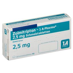 Zolmitriptan 1A Phar 2.5Mg
