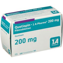 Quetiapin 1A Pharma® 200Mg