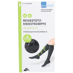 provital Reisekniestrümpfe Gr. 35 - 38 schwarz
