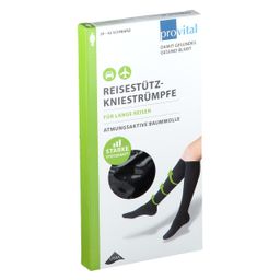 provital Reisekniestrümpfe Gr. 39 - 42 schwarz