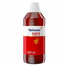 Chlorhexamed FORTE alkoholfrei 0,2 %, Mundspülung, Mundwasser antibakteriell, 600 ml - Jetzt 10% mit dem Code chlorhexamed10 sparen*