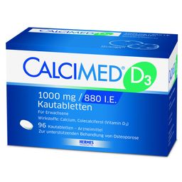 CALCIMED® D3 1000mg / 880 I.E. Kautabletten