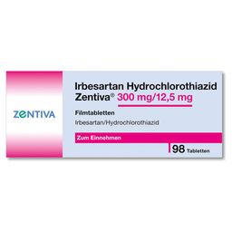 Irbesartan Hydrochlorothiazid Zentiva® 300 mg/12,5 mg