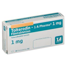 Tolterodin - 1 A Pharma® 1 mg