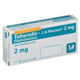 Tolterodin - 1 A Pharma® 2 mg