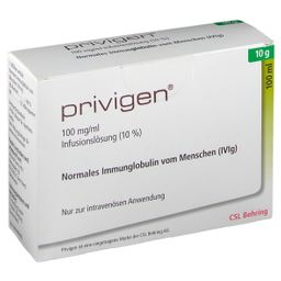 PRIVIGEN 10% Lösung 3x10 g Infusionslösung Dsfl.
