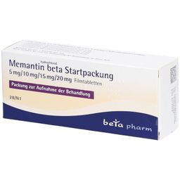Memantinhydrochlorid beta Startpackung 5 mg/10 mg/15 mg/20 mg