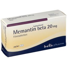 Memantinhydrochlorid beta 20 mg