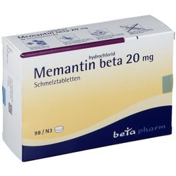 Memantinhydrochlorid beta 20 mg Schmelztabletten