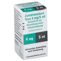 Zoledronsäure Teva 4 mg/5 ml