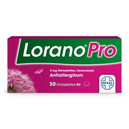 Lorano®Pro bei Allergie – Die Allergietabletten für alle Heuschnupfen-Symptome - Jetzt 20% mit dem Code hexal20 sparen*