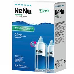ReNu® MultiPlus 2x360ml inklusive 2 Kontaktlinsenbehälter