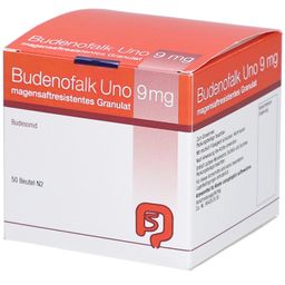 BUDENOFALK Uno 9 mg magensaftresistentes Granulat