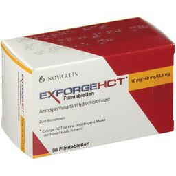 Exforge HCT 10 mg/160 mg/12,5 mg