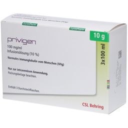 PRIVIGEN 10% Lösung 3x10 g Infusionslösung Dsfl.