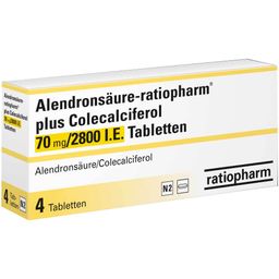 Alendronsäure-ratiopharm® plus Colecalciferol 70 mg/2800 I.E.