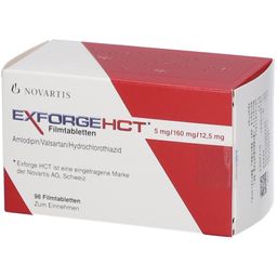 Exforge HCT 5 mg/160 mg/12,5 mg
