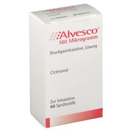 Alvesco 160 µg 60 Hub Dosieraerosol