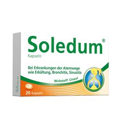 Soledum® Kapseln junior bei Erkältung, Bronchitis & Sinusitis