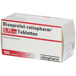 Bisoprolol-ratiopharm® 3,75 mg