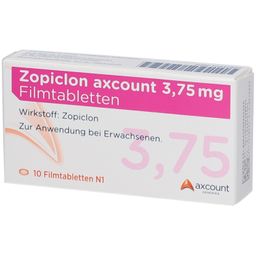 Zopiclon axcount 3,75 mg