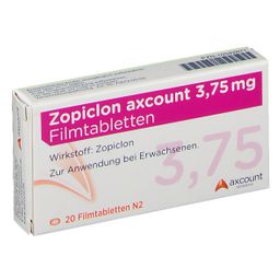 Zopiclon axcount 3,75 mg