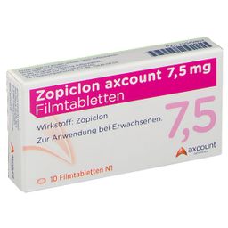 Zopiclon axcount 7,5 mg