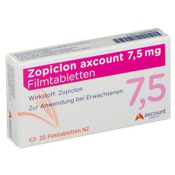 Zopiclon axcount 7,5 mg