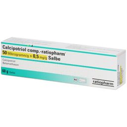 Calcipotriol comp.-ratiopharm® 50 µg/g + 0,5 mg/g