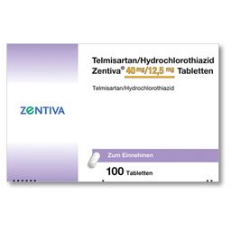 Telmisartan/Hydrochlorothiazid Zentiva® 40 mg/12,5 mg