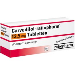 Carvedilol-ratiopharm® 12,5 mg