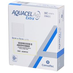 AQUACEL® Ag Extra 5 x 5 cm