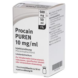 PROCAIN PUREN 1% 10mg/ml Inj.L.500mg/50ml Dsfl.