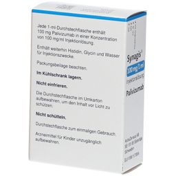 Synagis® 100 mg/1 ml 1x1 ml mit dem E-Rezept kaufen - Shop Apotheke