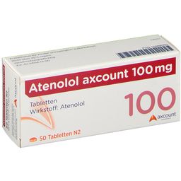 Atenolol axcount 100 mg