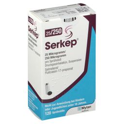 Serkep 25 µg/250 µg pro Sprühstoß