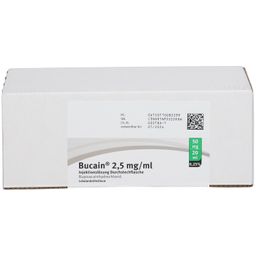 Bucain 0,25% 2,5 mg/ml