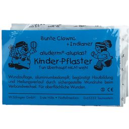 aluderm® -aluplast Kinder-Pflaster Bunte Clowns + Indianer