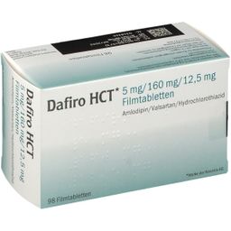 Dafiro HCT 5 mg/160 mg/12,5 mg