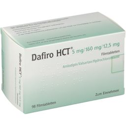 Dafiro HCT 5 mg/160 mg/12,5 mg