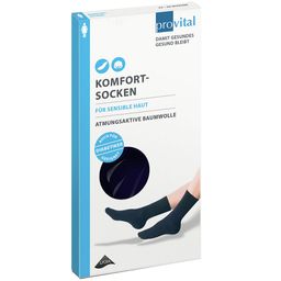 provital Komfort-Socken woman Gr. 39-42 schwarz