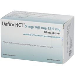 Dafiro HCT 5 mg/160 mg/12,5 mg