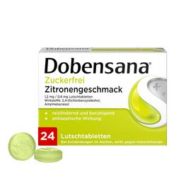 Dobensana® Zuckerfrei Zitronengeschmack Lutschtabletten - Jetzt 20% mit dem Code dobendan20 sparen*