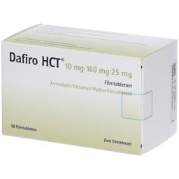 Dafiro HCT 10 mg/160 mg/25 mg