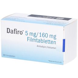DAFIRO 5 mg/160 mg Filmtabletten